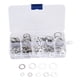 thumbnail image 4 of Arandela plana de aluminio, 200 piezas Arandela plana Surtido de arandelas planas de aluminio Kit de arandelas planas Estándares líderes en la industria Jadeshay A, 4 of 8