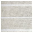 thumbnail image 6 of 84"x52" Twill Stripe AntiDust Curtain Panel Cream: Modern Light Filtering Linen Striped Panel, 6 of 8