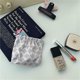 thumbnail image 2 of Bolsa de almacenamiento con estampado de metralla a prueba de agua, bolsa de cosméticos para llevar llaves, lápiz labial, mini monedero de almacenamiento (agua azul amor L) S, cuatro hojas púrpura, 2 of 5