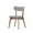 Dark Grey+Walnut, variant on Noble House Sadie Indoor Mid Century Modern Fabric Dining Chairs, Set of 4, Mint+Walnut