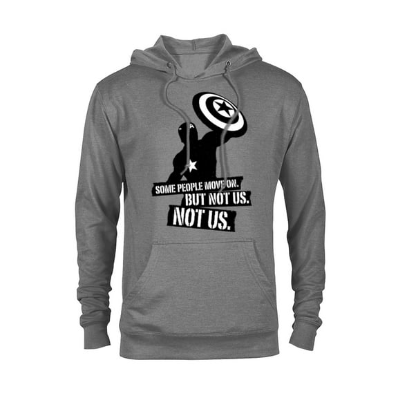 Marvel Avengers: Endgame Captain America Not Us - Pullover Hoodie for Adults - Customized-Graphite Heather