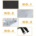 thumbnail image 5 of ORDDIART Motorcycle Cover Xl Durable And Breathable Outdoor Black Silver Ultraviolet And For Use, 5 of 7