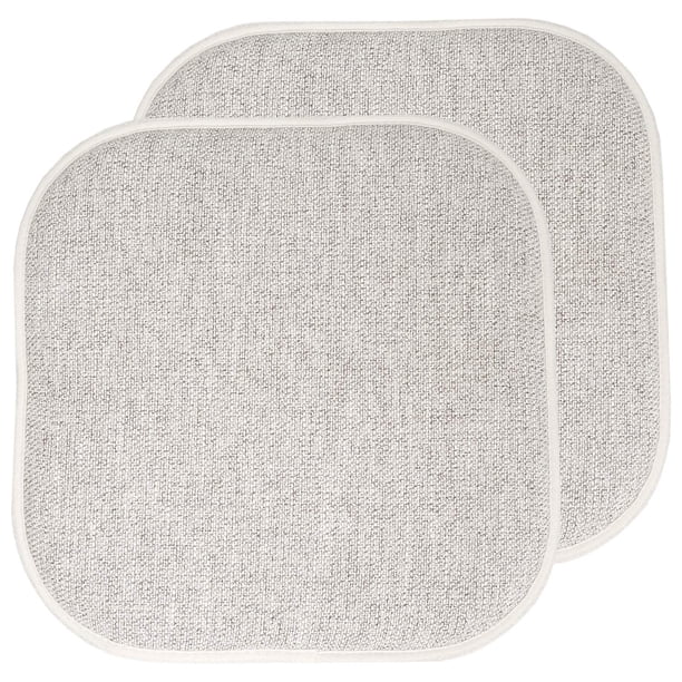 Cojín para silla Sweet Home Collection, espuma viscoelástica, 40 x 40 cm, paquete de 2
