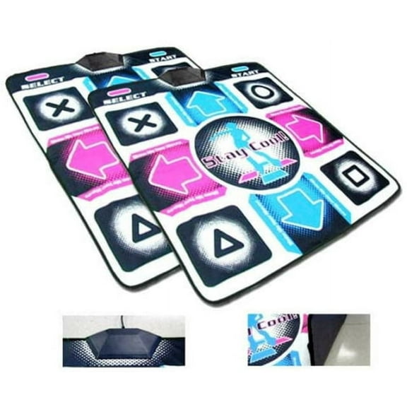 Two Dance Revolution Dance Pads for PlayStation 2 & PS One (Requires PlayStation 1 or 2 Video game console)