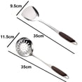 thumbnail image 2 of Kitchen Supplies Stainless Steel Cooking Shovel Insulation Twill Soup Spoon Rice Spoon Placement, 2 of 5