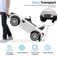 thumbnail image 4 of Kidzone 12V 45W Licensed Mercedes-Benz Ride On Car - White, 4 of 7