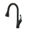 thumbnail image 3 of Boyel Living Kitchen Faucet with Pull Down Sprayer,Single Handle Kitchen Sink Faucets Extended Pull Down Hose Faucets with Deck Plate Suit to 1 or 3 Holes Matte Black, 3 of 11