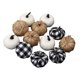 thumbnail image 3 of 12x calabazas artificiales BLESIY de Otoño accesorios vegetales falsos decoración ligera, 3 of 8
