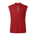thumbnail image 4 of Men's Sleeveless T Shirt Casual Solid Holiday Shirts Casual Vest Tops Sports Garment Mens Vest Long Sleeve T Shirts for Men Pack Large Tall T Shirts Tops for Men Loose Fit Mens Shirts Packs 2xl Tall, 4 of 5