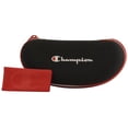 thumbnail image 2 of Champion C-Tech Polarized Men's Matte Black/Red Lightweight Sport Wrap Sunglasses with Grey Lens, 2 of 2