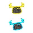 thumbnail image 1 of Corto cinturo En Delantal 1 Bolsillo W/bowknot Amarillo Gloria Delantales a medias para niña, 1 of 9