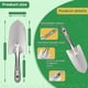 thumbnail image 2 of Paleta de acero inoxidable, pala grande para tierra para macetas, para jardinería, resistente, para cavar malas hierbas, pala para alimentación de fertilizantes, 2 of 5