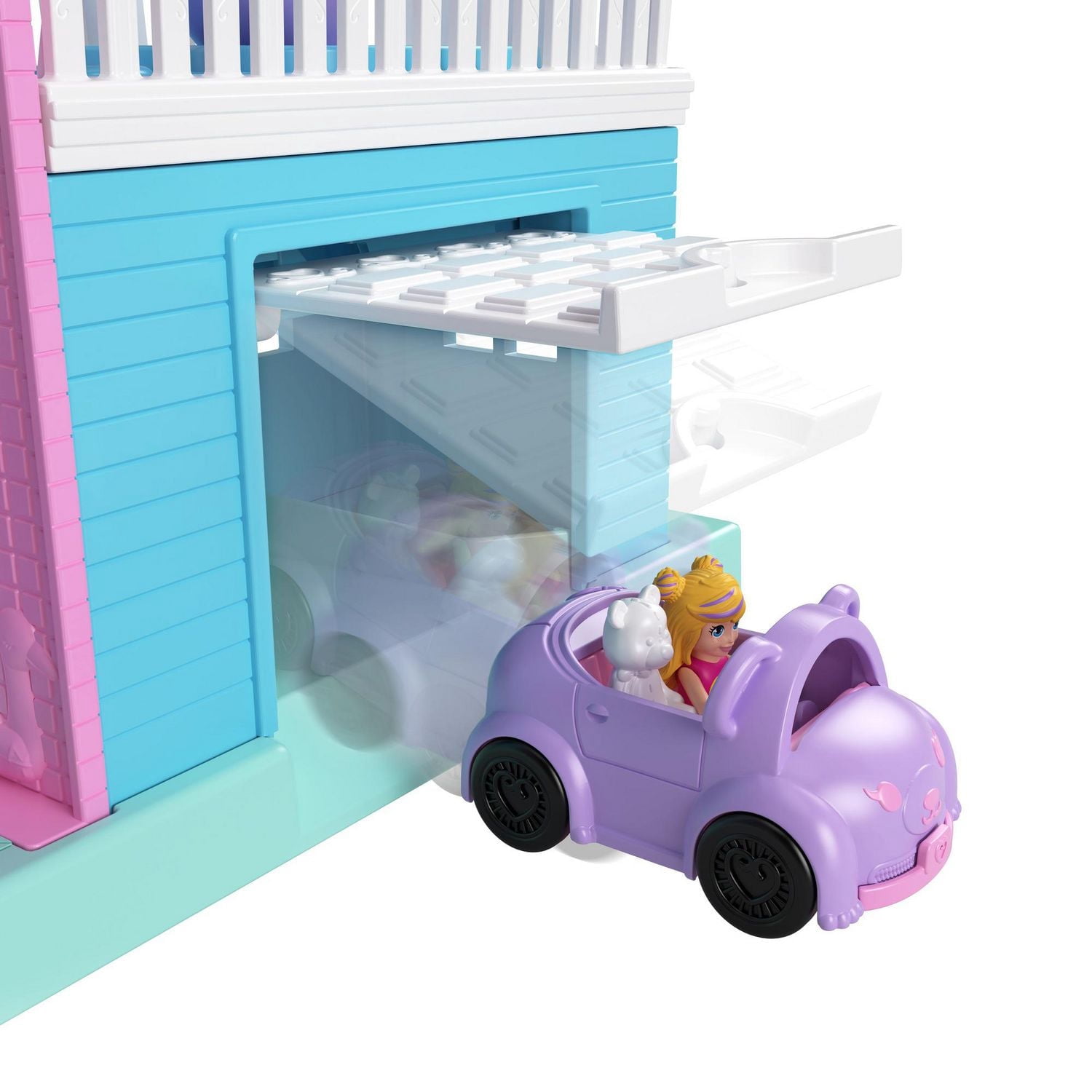 Polly Pocket Coffret Valise Pollyville et Coffret Anniversaire Chiot