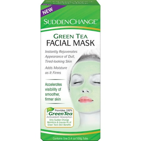 Sudden Change Green Tea Facial Mask, 3.4 Oz