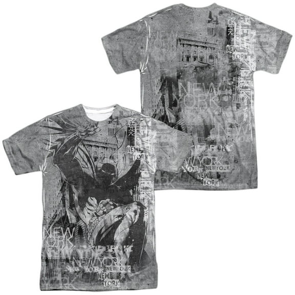 Batman Knight Life Unisex Adult Sublimated Costume T Shirt (Front/Back), X-Large Multicolor