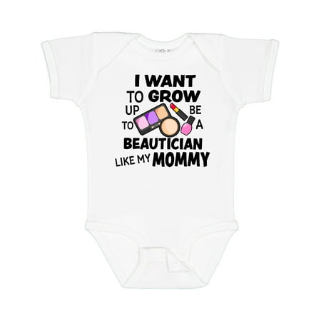 

Inktastic I Want to Grow Up to Be a Beautician Like My Mommy Gift Baby Boy or Baby Girl Bodysuit