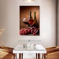 thumbnail image 3 of Elephant Stock Fruity Red Wine Wall Art - Vertical Canvas Wall Art - Dining Room Wall Decor - Food And Drink Canvas - Red And Green Decor - 32" x 48", 3 of 8