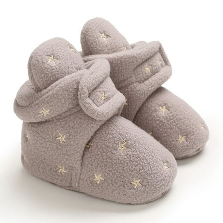 

Toyella Shoes Warm Baby Shoes Soft Sole Grey 12cm