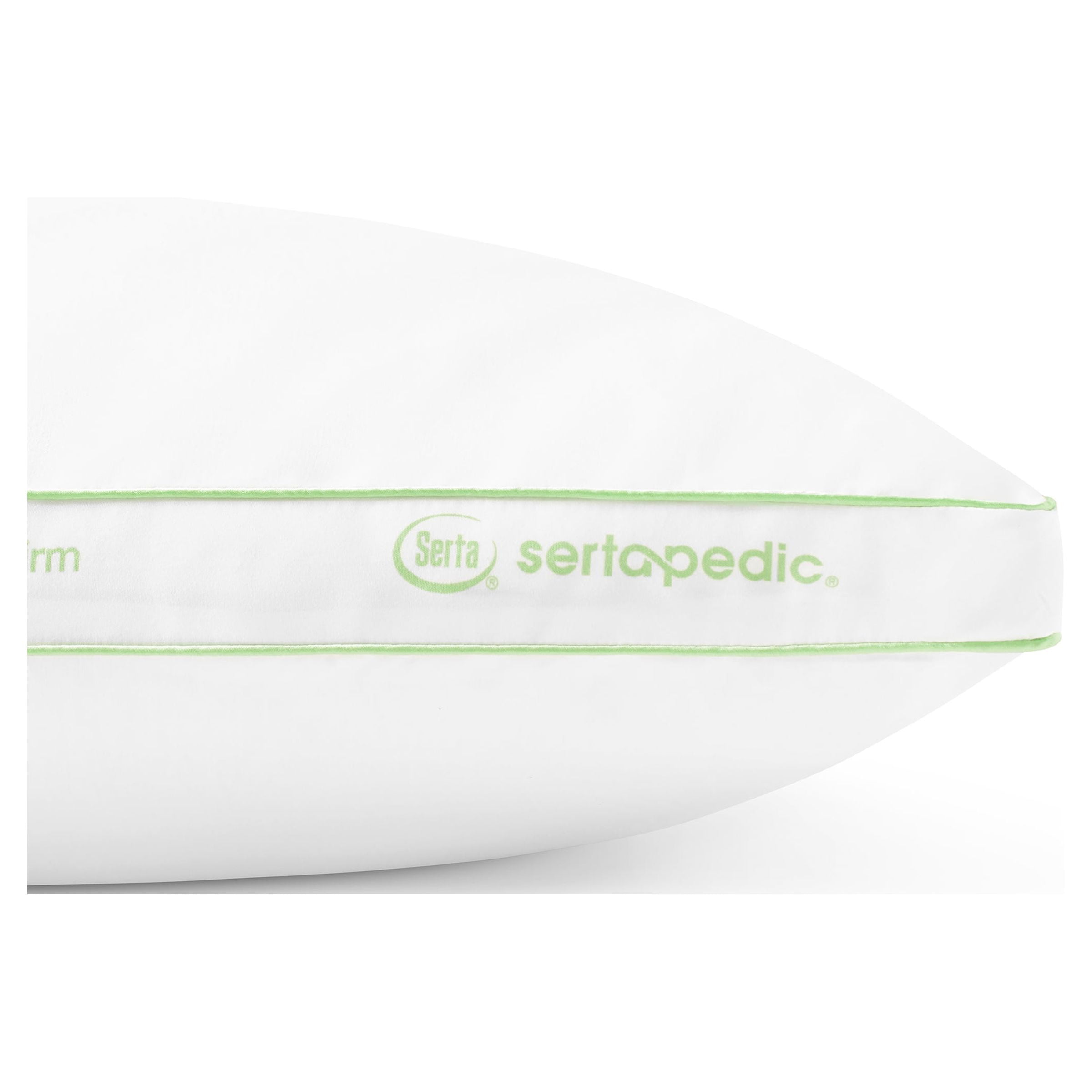 Sertapedic Firm Bed Pillow, Standard/Queen, 2 Pack