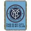 New York City FC Woven Tapestry Blanket