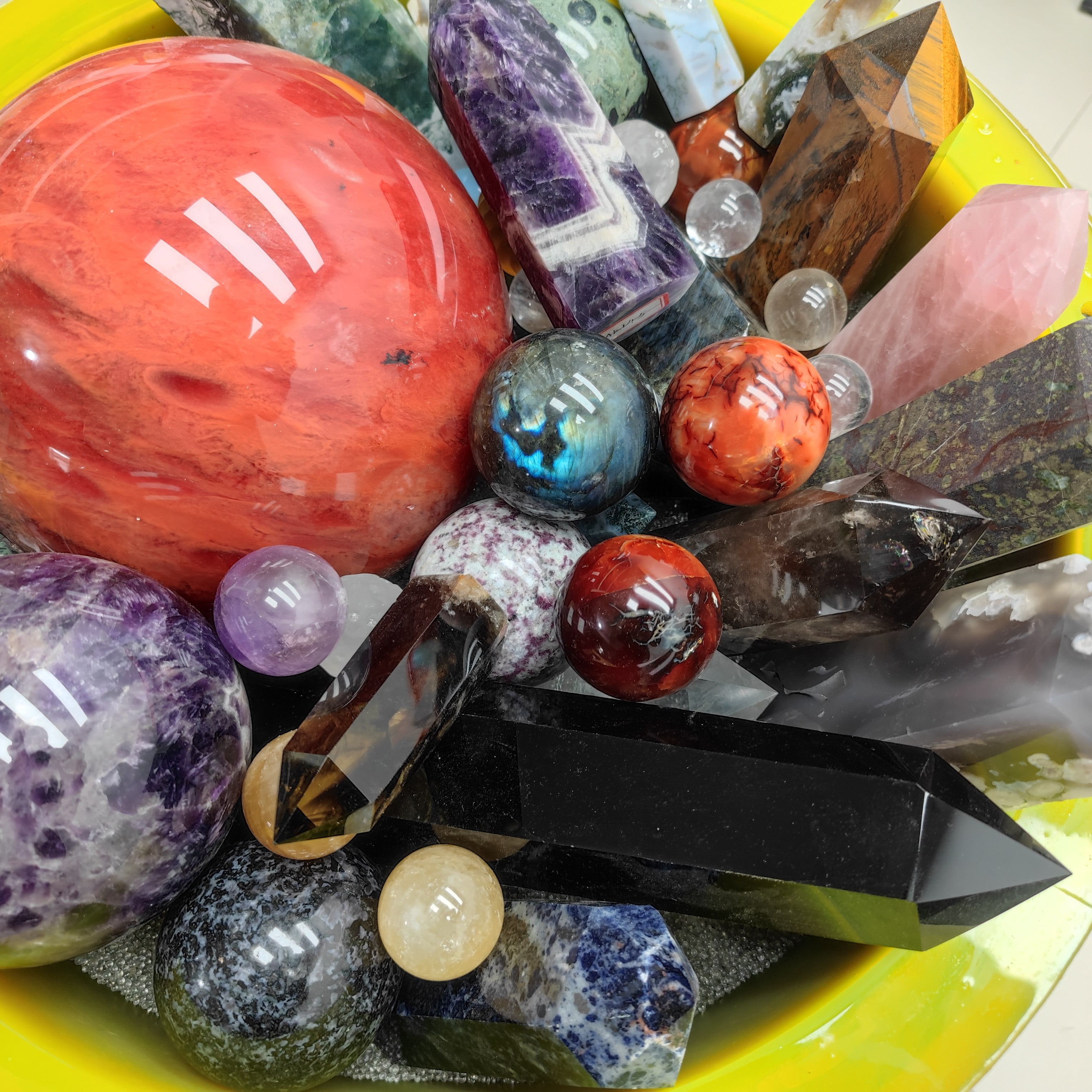 Healing Crystal Mystery Stone Bag Lucky Gemstone Witchy Crystals Scoops Crystal Jewelry High Quality Mindfulness box Home decor gift