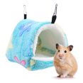 thumbnail image 3 of Hamster Bed Nest Star Pattern Warm Soft Hamster Hanging House Small Animal Bed, 3 of 8