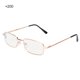 thumbnail image 4 of Gafas de lectura unisex anti-luz azul para aliviar la fatiga, +200 dioptrías Golden Vision Saviors, 4 of 8
