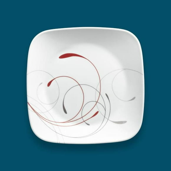 Corelle Splendor 9" Square Glass Salad Plate, 9" Square