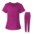 thumbnail image 4 of Conjunto de uniforme exfoliante para mujer, conjunto de uniformes de enfermería para parte y pantalón, para el cuidado de mascotas, 4 of 8