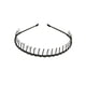 thumbnail image 5 of Qarigey Diademas para hombres, aro de pelo negro, herramientas de belleza elásticas, deportes al aire libre invisibles, moda, Yoga, tipo 5 2piezas, 5 of 6