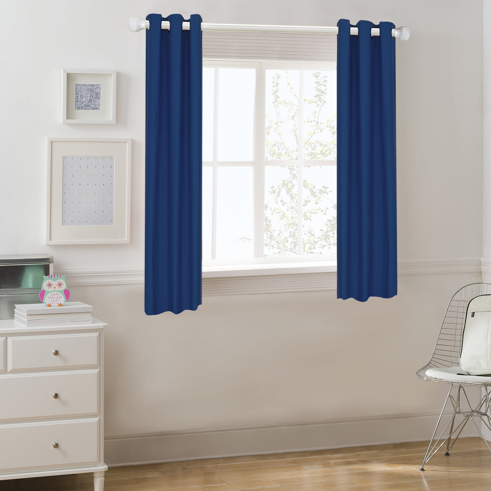 Mainstays Room Darkening Single Window Curtain Panel