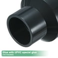 thumbnail image 4 of Uxcell 2-Pack Adaptador de Reducción de Tubo, Conector de Acoplamiento Reductor DN65*40, Recto, Gris, 4 of 6