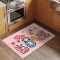thumbnail image 2 of Entryway Rug 2'x3', Valentine's Day Small Rug for Kitchen Bathroom Door Mat Indoor Entrance, Colorful Love Gnomes Modern Romantic Non-Slip Area Rugs Floor Mats Carpet Front Door Rugs, 2 of 8
