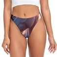 thumbnail image 1 of Fotbe Flower White Horse Tanga Sin Costuras para Mujer con Estampado – Panties Invisibles, Transpirables y Cómodos para Uso Diario-X-Small, 1 of 6