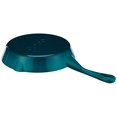 thumbnail image 4 of Crock Pot Artisan 8 Inch Enameled Cast Iron Round Skillet, Teal Ombre, 4 of 6