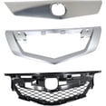 thumbnail image 1 of Grille For Acura 2009-2011 TL Base Sedan 2009-2011 TL SH-AWD Sedan Chrome Kit, 1 of 7