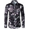 thumbnail image 1 of Camisas de leopardo para hombre, camisas de moda, camisas hawaianas de manga larga, blusas de playa cubanas, ropa para hombre, camisas con botones, ropa de calle, 1 of 6