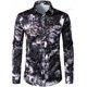thumbnail image 1 of Camisas de leopardo para hombre, camisas de moda, camisas hawaianas de manga larga, blusas de playa cubanas, ropa para hombre, camisas con botones, ropa de calle, 1 of 6