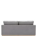 thumbnail image 6 of ACME Valin Contemporary Fabric Upholstered Squared Arm Sofa in Gray, 6 of 9