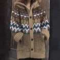 thumbnail image 2 of Light Weight Cardigan Women Women's Cozy Knitted Hooded Cardigan with Pockets Casual Style Sweater Jacket Womens Cardigans Coffee L, 2 of 4