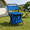 royal blue, variant on Portable Outdoor Folding Cooler Chair, 3-in-1 Camping Chair with Insulated Storage Bag, Lightweight Fishing Stool with Backrest and Carry Handles
