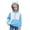 B159 Sky Blue, variant on Likimi Children Girls Hoodies With Pocket Zipper Color Block Hooded Sweatshirt For Girls Long Sleeve Everyday Wear Fashionable Pullover Size 2-3 Years