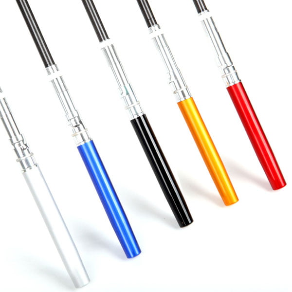 Telescopic Mini Portable Pocket Fish Carbon Fiber Pen Fishing Rod Pole Reel LH 