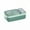 Green, variant on Microwaveable Compartmentalized Lunch Box for Students and Office Workers - 21x11.5x7cm, BPA-Free Plastic, Multi-Layer Sealing, Soup Container, Eco-Friendly, Ideal for Meal Prep & Food Storage