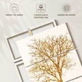 thumbnail image 6 of Elephant Stock Golden Birch Wall Art - Vertical Multi Panel Canvas - Hallway Wall Decor - Floral And Botanical Multi Panel - Gold And Beige Decor By Kubistika - 28" x 45", 6 of 8