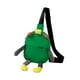 thumbnail image 2 of Bolso bandolera de rana, cómodo y creativo monedero de viaje con forma de animal Verde, 2 of 9