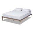 thumbnail image 1 of Baxton Studio Iseline Queen Size Grey Finished Wood Platform Bed Frame, 1 of 9