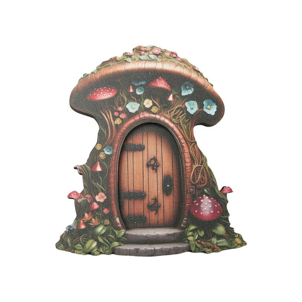 ¡Campaña con descuento!Puertas de hadas para árboles, puerta de hadas en miniatura para exteriores, decoración de árboles, accesorios de jardín