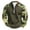 Fluorescent Green, variant on Y2K Men's Fall Winter Polo Zip Up Sweatshirt, Printed Camouflage Pullover for Retro Style, Daily Wear and Youth Fashion,Army Green,L