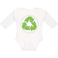 thumbnail image 3 of Inktastic Recycle Conserve Earth Day Boys or Girls Long Sleeve Baby Bodysuit, 3 of 5